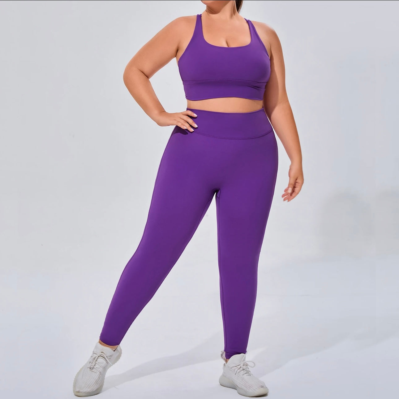 Pink Plus Legging Set