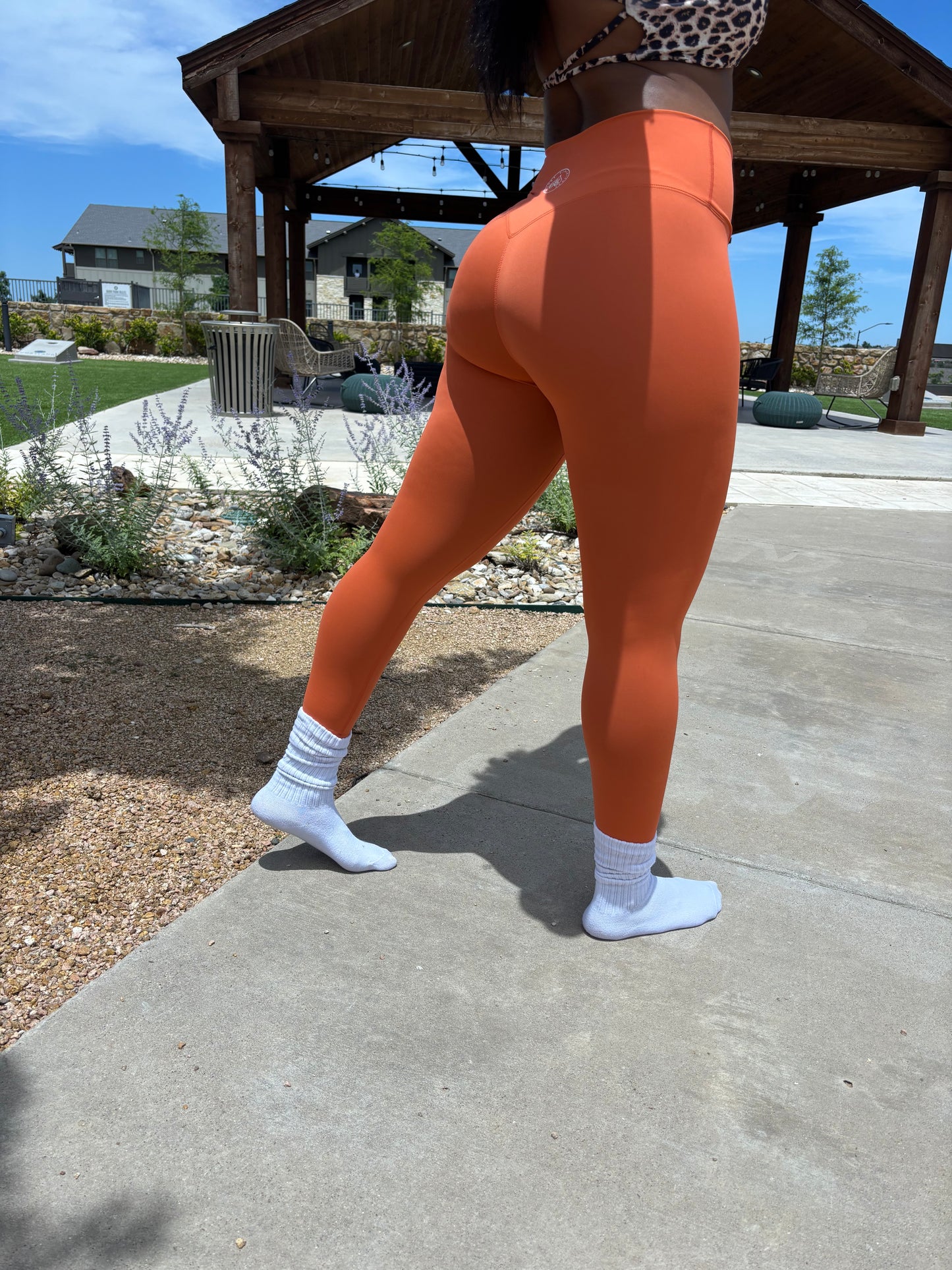 Victory Leggings "Tangerine"