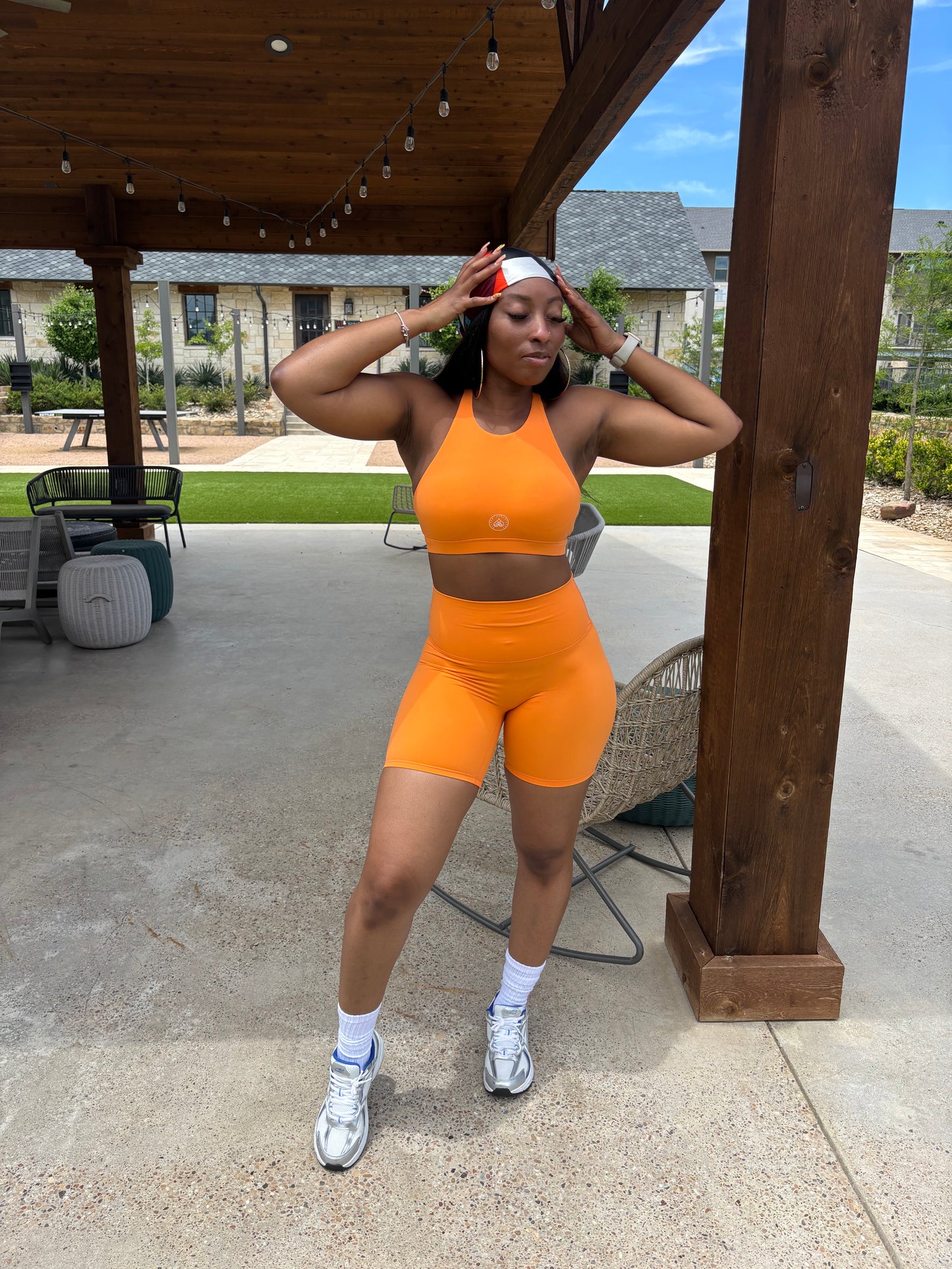 Lifted Sports Bra "Orange Peel"
