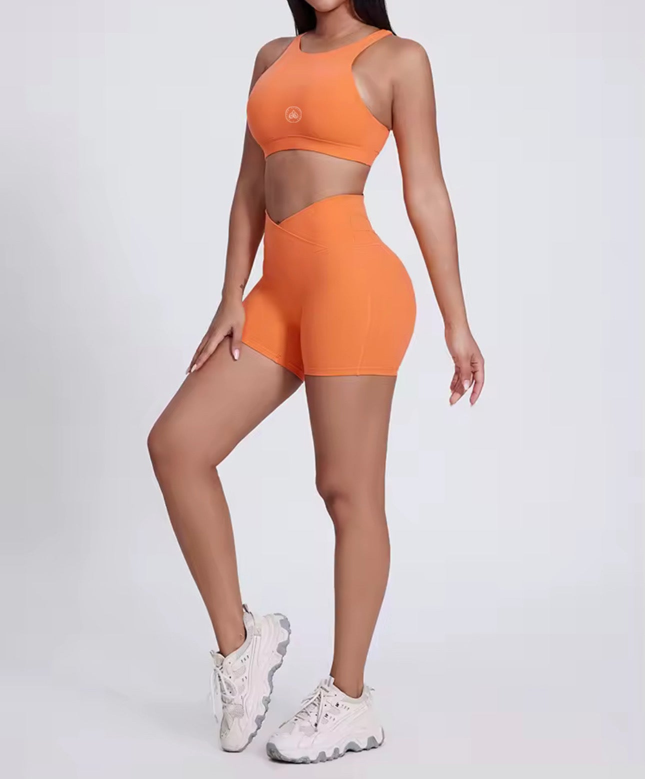 Lifted Sports Bra "Orange Peel"