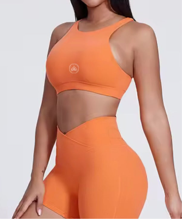 Lifted Sports Bra "Orange Peel"