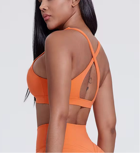 Lifted Sports Bra "Orange Peel"