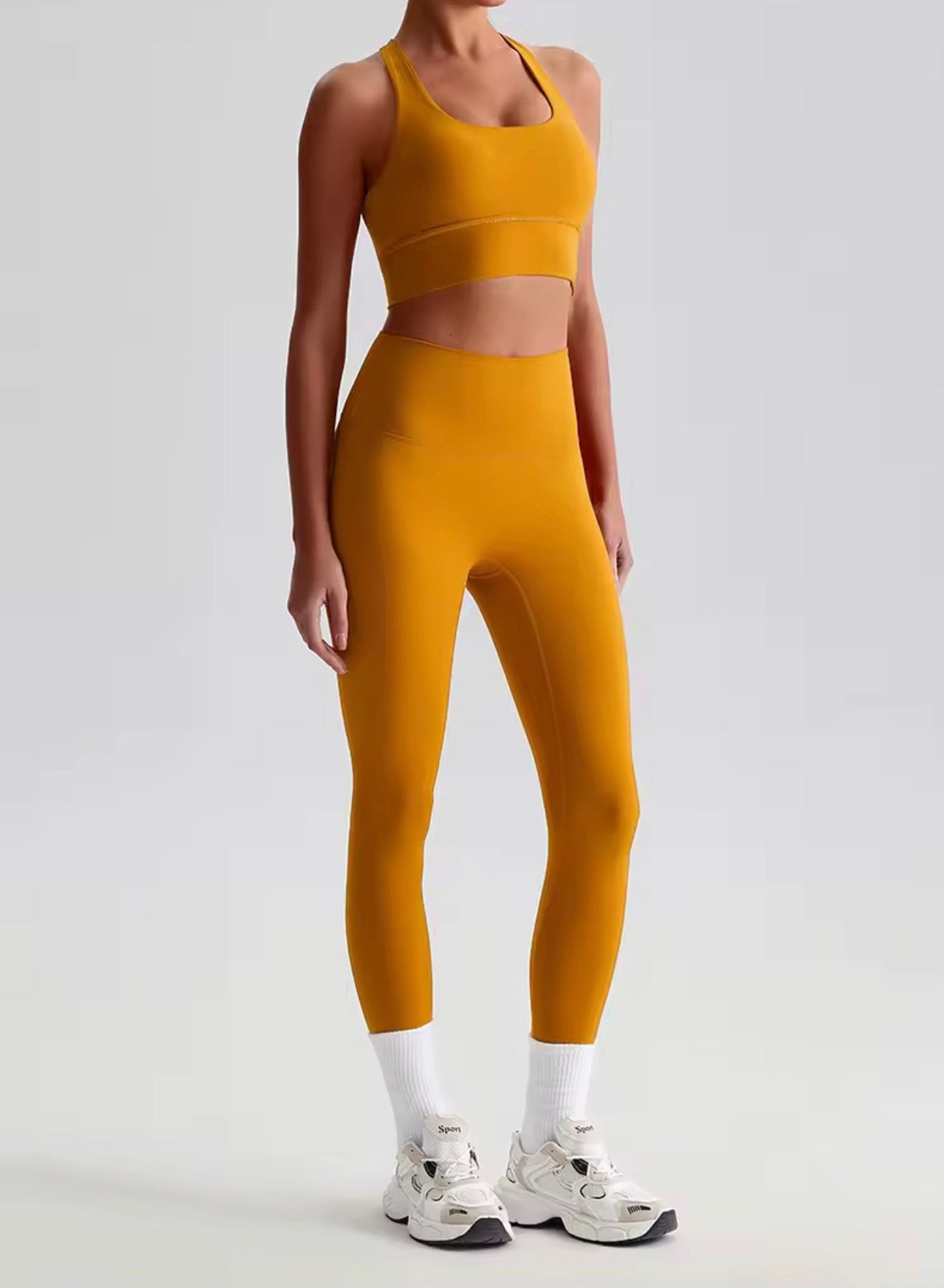 High Waist Leggings “Mahogany “