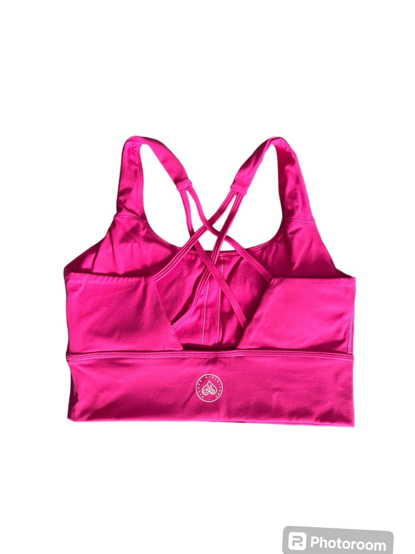 Cross Back Bra Pink