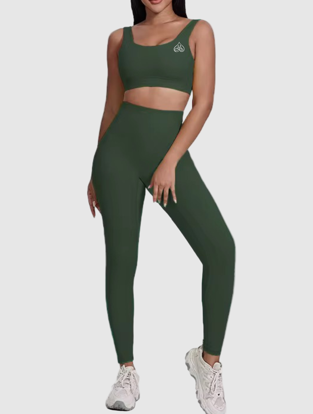 High Waist Leggings “Mahogany “